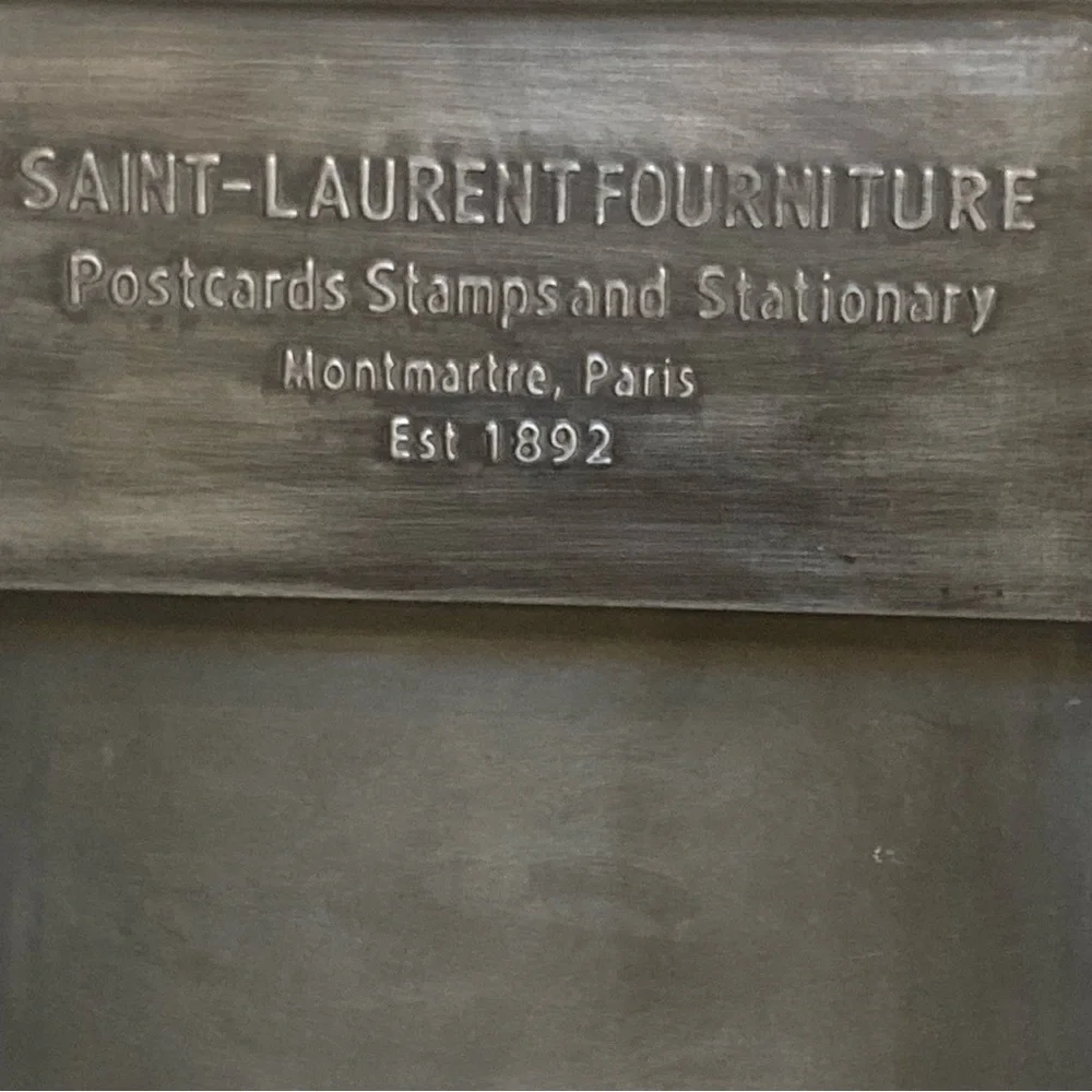 World Market Metal Letter File Tray Paper Organizer Saint - Laurent Fourniture